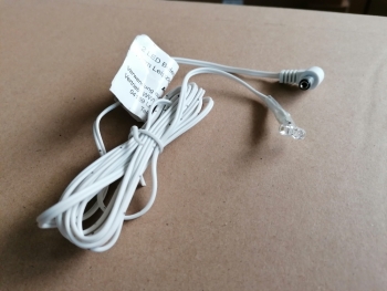 Preview: 1 x Orange Transparent - mit Batteriebox 5x1 LED - für Innen